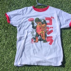 Super 7 Godzilla Tshirt Mens MEDIUM